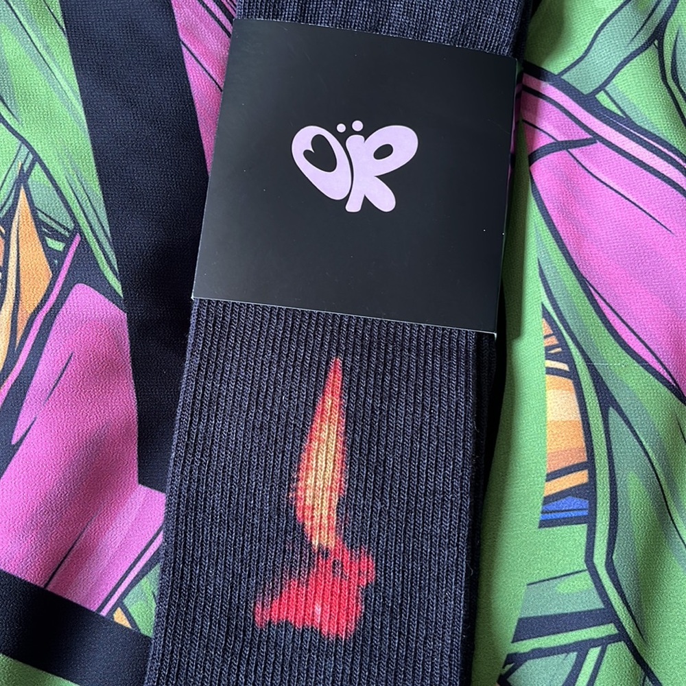 Olivia Rodrigo Official Merch - Strawberry Ice Cream Socks